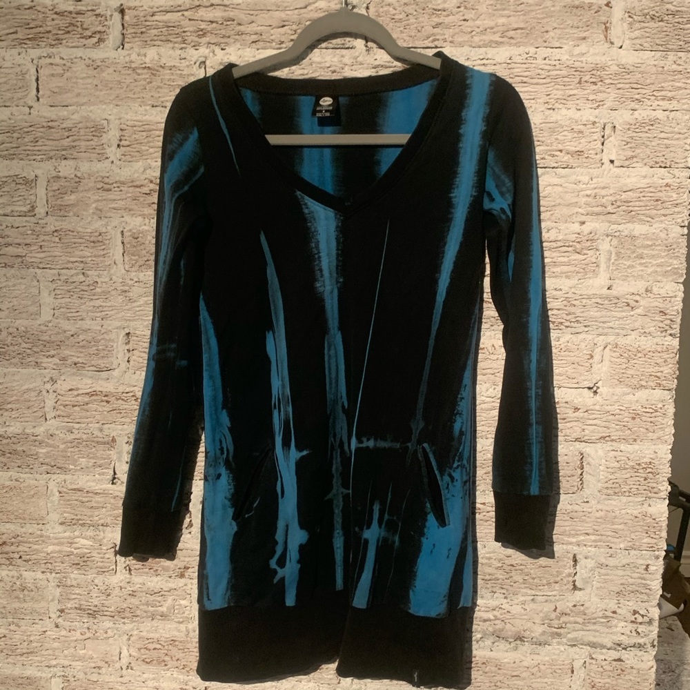 Rhythm long v neck sweater